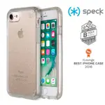 SPECK PRESIDIO CLEAR+GLITTER IPHONE 7 透色+金色玻璃水晶防摔保護殼-透明