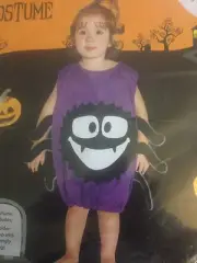 SUPER CUTE PURPLE SPIDER DRESS UP COSTUME/HALLOWEEN BNIP 1- 2 YRS (acc725