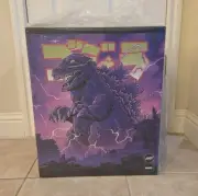 Godzilla 12-Inch Vinyl Figure Psychedelic Variant by James Groman Mondo SOLD OUT