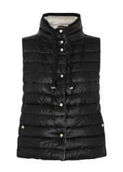 Herno Ultralight Reversible Quilted Shell Gilet - Black - 48 (UK16 / XL) 48 (UK16 / XL)