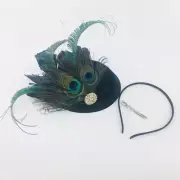 Tea Party Headband Women Fascinator Headband Peacocks Fascinator Hat