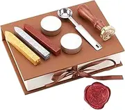 Wax Seal Stamp Kit Hogwarts School Badge Wax Sealing Set Retro Stamps Maker Gift Box Set