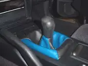 Black + Blue Mitsubishi ECLIPSE, TALON, Laser SHIFT BOOT 1990 -94 custom made