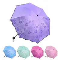 在飛比找松果購物優惠-SoEasy收易利 遇水開花晴雨傘/摺疊傘(多色隨機出貨) 