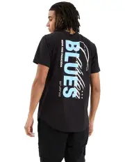 [Nena & Pasadena] Carlton Dual Curved Tee in Black