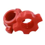 2PCS Antiip Dumbbell Nuts Red Spinlock Collar for Intense Workouts WP