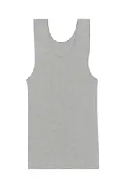 [Bonds] Bonds Men's Chesty Cotton Top in Grey Marle Size: 18 18 Grey Marle