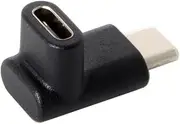 90 Degree Up or Down Angled Reversible USB 3.1 Type-C Male to Female Extension Adapter for Laptop & Phone