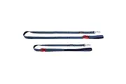 Doog Neoprene Antibacterial Dog Lead - Stella - Navy with White Spots [Size: Large]