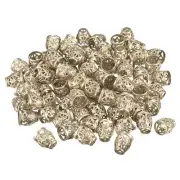 80pcs Metal Bell Stopper Cord Rope Locks Fastener Cord Ends Stopper, Matte Gold
