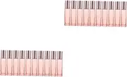 Beavorty 2sets Stainless Steel Perfume Roller Bottles 5ml Essential Oil Dispensers Leakproof 10pcs*2