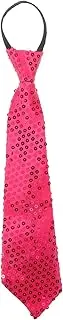 [LALADEFIEE] Red Bow Tie for Men Sequin Party Tie Holiday Christmas Seasonal Fashion