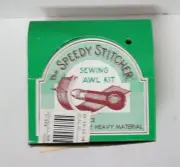 The Speedy Stitcher Sewing Awl Kit VTG NOS Complete Bobbin Awl Thread NEW