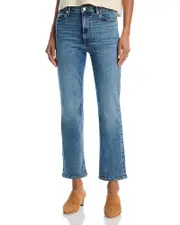 Frame Le Sleek High Rise Straight Jeans in Vice