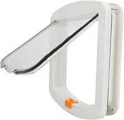 Cat Door Flap, Pet Door for Cats, Interior Cat Flap Door, Cat Access Door Flap, Frame Wall Entry Pet Door | Small Pet Gate Door Kit, Cat Dog Flap Door, Dog Door Replacement with 4 Way Security Lock