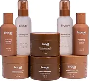 Brunae Body Brunae Lovers Bundle - 3-Step Tanning System for Faster, Darker Tan - Moisturiser, Tanning Oil, Balm & Hydrating Mist