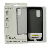 Tech21 Evo Check Series Gel Case for Samsung Galaxy S20+ (Plus) 5G Smokey Black