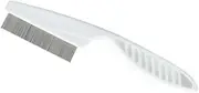 Flea Comb for Cats Steel Needle Comb Encrypted To Remove Fleas And Lice (White, One size)