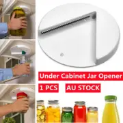 Jar Opener Under Cabinet Undermount Lid Gripper Bottle Opener Multipurpose Tools