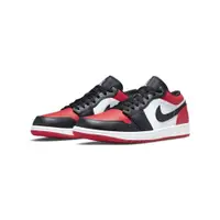 在飛比找PChome24h購物優惠-Air Jordan 1 Low Bred Toe 黑紅頭 