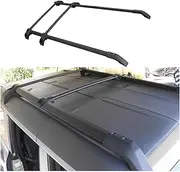 Roof Rack Cross Bar 4PCS Compatible for Ford Bronco 2021 2022 2023 2024 Aluminum Carrier Racks Baggage Rails Roof Rail Crossbar Black