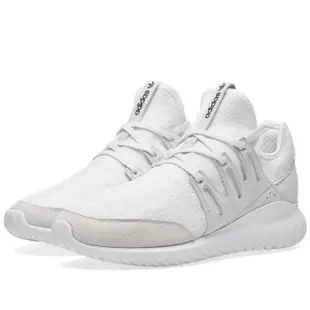 ADIDAS TUBULAR RADIAL PK 麂皮 編織 米白灰 S76714