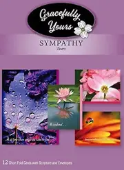 CARD-BOXED-SYMPATHY-TEARS #159 (BOX OF 12) by Gracefully Yours