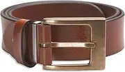 [Hawkdale] Full Grain Mens Leather Belt - Made In The UK - 1.25" - Black, Brown, Tan Strap - # 810-400