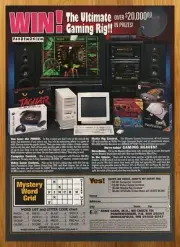 1996 Video Game Contest Retro Print Ad/Poster PC Jaguar Virtual Boy PS1 Art 90s