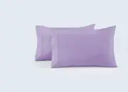 100% Cotton Percale Pillowcases, 2 Pack Pillow Cases, Soft & Breathable Pillo...