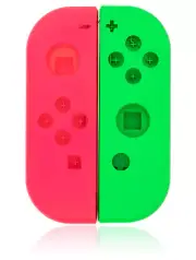 Joy-Con Controller Compatible Housing Shell (Green/Pink) - Nintendo Switch