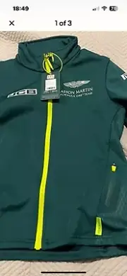 Aston Martin F1 Soft Shell Kids Jacket