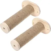 2Pcs Cat Climbing Steps Kitten Perch Wall Mounted Cat Shelf for Indoor Use Durable Wood Design for Engaging Playtime and Enhanced Agility for Home and Pet Shops