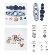 Tool for Cover Buttons DIY Button Craft Set for Jeans Down Jacket Shirt