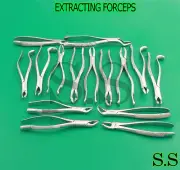 20 EXTRACTING FORCEPS EXTRACTION DENTAL INSTRUMENTS-A+ QUALITY DN-436