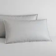 Sheridan Larsen Pillowcase Pair in Silver Mist Cotton