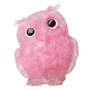 2.4" Owl Statue Tumbled Stone Gemstone Owl Figurine Home Shelf Decor