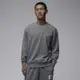 NIKE AS M J ESS FLC CREW LB 男長袖上衣-灰-FQ1865091