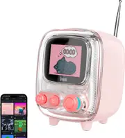 Divoom Tiivoo-2 Photo Album & Lyrics Speaker-Pink