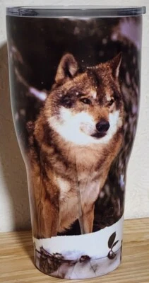 Stainless Steel Tumbler Camouflage Insulated Thermos coffee cup 30 fl Oz NEW