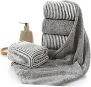 LALADEFIEE Hair Drying Cap Quick Dry Bamboo Fabric Travel Towel for Women Sleep Hair Cap Grey Pink