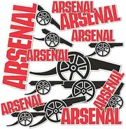 Desert Cactus Arsenal FC Stickers Gunners Decal Vinyl English Football Soccer Laptop Water Bottle Car Scrapbook (Type 1-3)