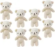 Vaguelly Realistic Bear Pendant Doll Portable Tiny Bears for Home Accessory Keychain