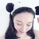 韓版卡通可愛熊貓束髮帶 運動化妝洗臉美容束髮帶 髮飾