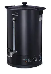 Robatherm Black Double Skinned Hot Water Urn - 20Ltr - Hot Water Urns (RB-UDB20VP) - UDB20VP-RB