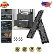 Smooth Silent Operation Drawer Slides - 10 Pair 20 Inch Ball Bearing Runners