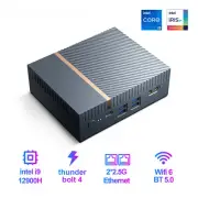 Mini PC 1270P 12900H Gaming Desktop Computer 4*4K@60hz Daul 2.5G Ethernet PCIe