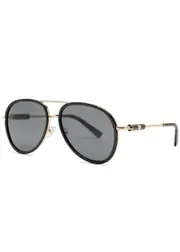 Versace Aviator-style Sunglasses - Black ONE SIZE