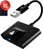Android Auto Wireless Adapter, Plug & Play Car Dongle for Wired Android Auto, 5G