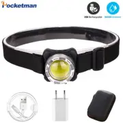 50000LM USB Rechargeable COB LED Headlamp Headlight Head Torch Camping 3 Modes